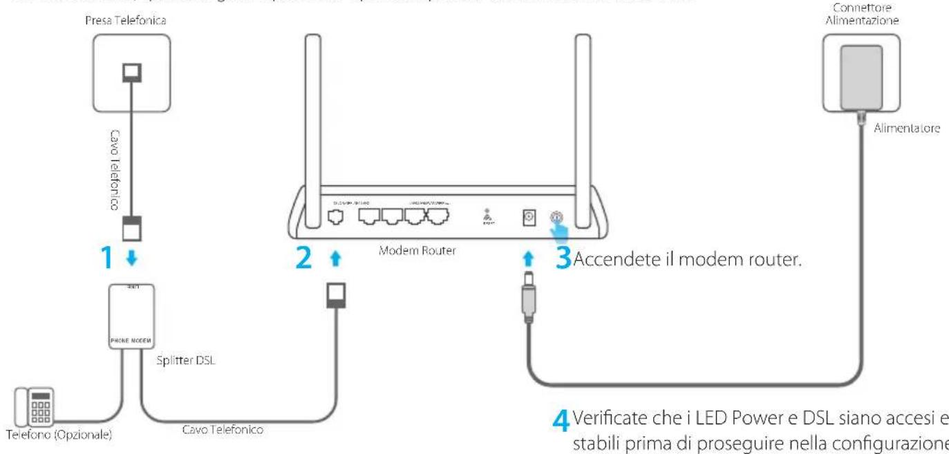 TP-LINK TLWR802N - Connessione Hardware - 1