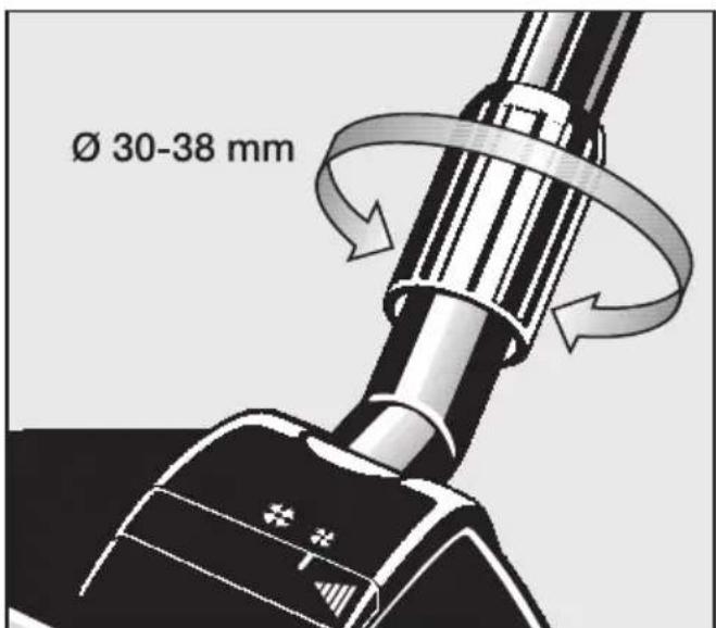 MIELE Complete C3 Cat & Dog PowerLine SGEE0 - Mechanische zuigkrachtregelaar openen - 1