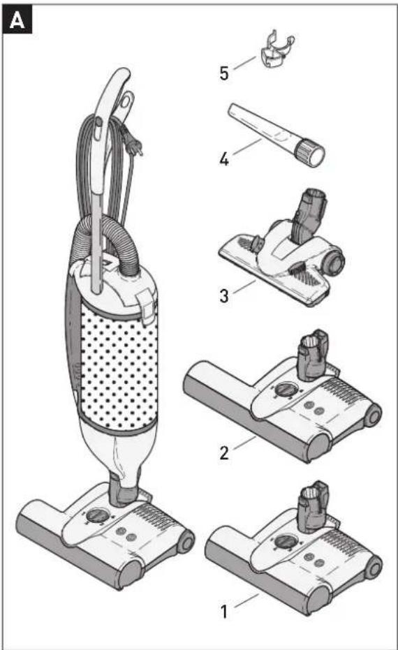 Sebo Dart 2 - Table of contents - 1