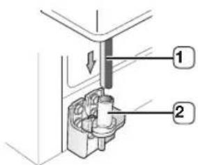 SAMSUNG RS7778FHCSR - Reattaching the Freezer Door - 1