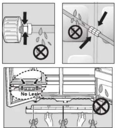 SAMSUNG RS7778FHCSR - CAUTION Before being used, the leakage in these places should be examined - 1