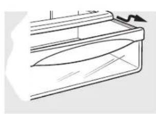 IOMABE ORE 24 CGF KB - Πληροφορίες σχετικά με την αφαίρεση συρταριού φρέσκων τροφίμων. - 1