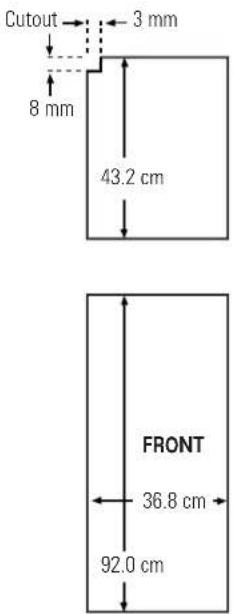 IOMABE ORE 24 CGF KB - 25' CustomStyle™ Dimensions for Custom Wood Panels - 2