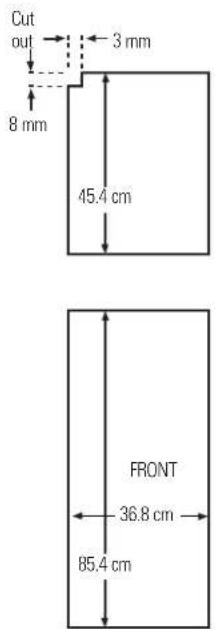 IOMABE ORE 24 CGF KB - Dimensions for Custom Wood Panels - 2
