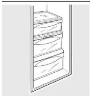 IOMABE ORE 24 CGF KB - Πληροφορίες σχετικά με τα συρτάρια φρέσκων τροφίμων και τις λεκάνες. - 1