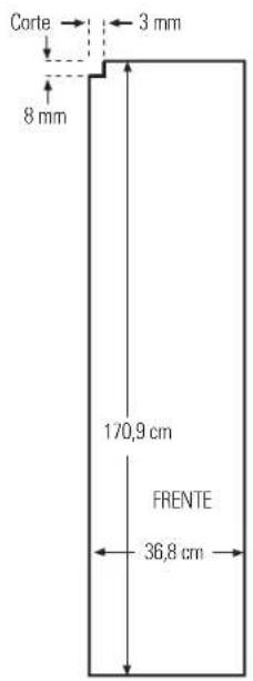 IOMABE ORE 24 CGF KB - Dimensiones de los paneles de madera hechos a medida - 1