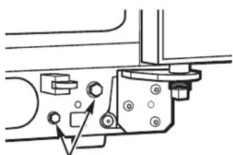 IOMABE ORE 24 CGF KB - Para ajustar los rodillos en modelos de 21, 23 pies: - 1