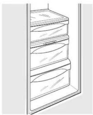 IOMABE ORE 24 CGF KB - Informazioni sui ripiani e cassetti. - 1