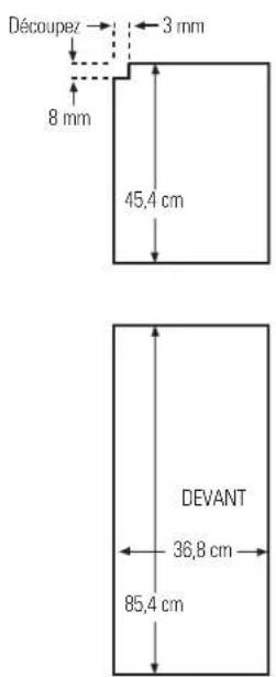 IOMABE ORE 24 CGF KB - Dimensions pour les panneaux de bois sur mesure - 2