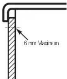 IOMABE ORE 24 CGF KB - Verkleidung unter 6 mm Dicke - 1