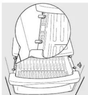 IOMABE ORE 24 CGF KB - Pour replacer le bac à légumes inférieur : - 1