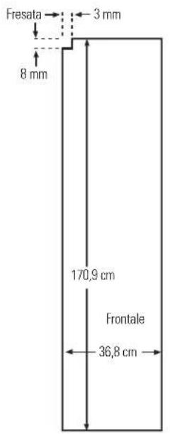 IOMABE ORE 24 CGF KB - Dimensioni pannelli di rivestimento (solo modelli PIG21 e PCG21) - 1