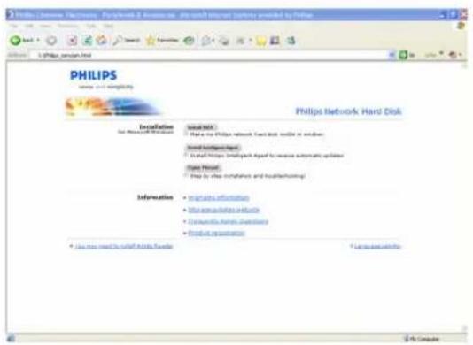 PHILIPS SPD8015 - Exploration du contenu du serveur NAS - 1