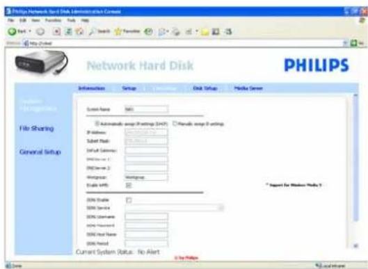 PHILIPS SPD8015 - Enable FTP Server (Activer le serveur FTP) - 1