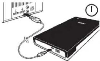 PHILIPS SPE2010 - Bu harici sabit disk sisteminize nasıl bağlanır? - 1