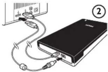 PHILIPS SPE2010 - Deze externe harde schijf aansluiten op uw systeem - 2
