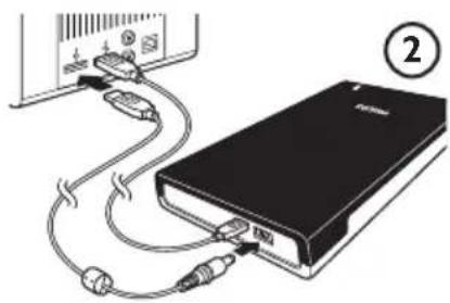 PHILIPS SPE2005 - Bu harici sabit disk sisteminize nasıl bağlanır? - 2