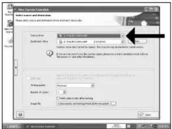PHILIPS SPD4002CC - How to make an audio or data disc? - 3