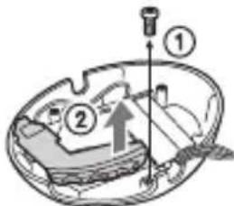 SONY DRBT50 - Remove the jog switch from the right housing. - 1