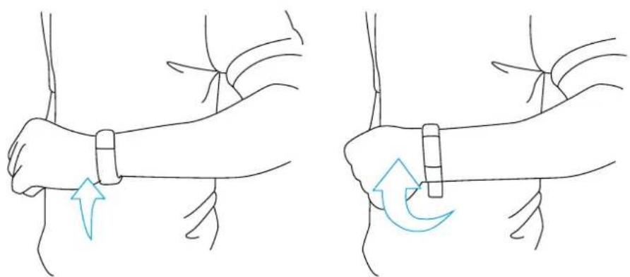WIKO WiMate Smartband - Attivazione della visualizzazione: - 1
