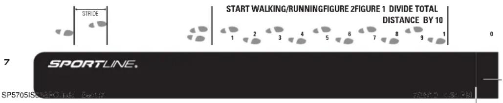 Sportline Solo 925 - HOW TO MEASURE YOUR STRIDE LENGTH - 1