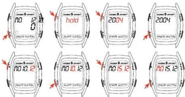 SIGMA Shape Watch - Programmations de base - 1