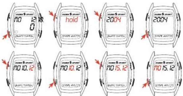 SIGMA Shape Watch - Programaciones básicas del reloj - 1