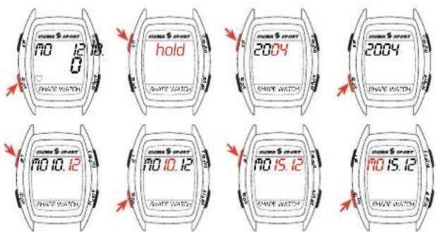 SIGMA Shape Watch - Regolazioni base dell'orologio - 1