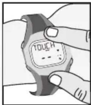Sportline Solo 915 - ACQUIRING HEART RATE: FINGER TOUCH - 2