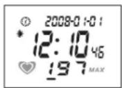 TFA HiTrax Pulse 42.7007 - Fréquence cardiaque maximale - 1