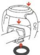 SIGMA PC 4 - Attaching the chest strap/handlebar holder 2.2 Heart frequency display - 6