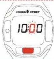 SIGMA PC 3FT - Übersicht Uhr, Symbole, Displayaufbau 1.3 Einstellen der Uhrzeit - 8