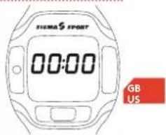 SIGMA PC 3FT - Overview: Watch, symbols and display layout 1 Setting the time - 4