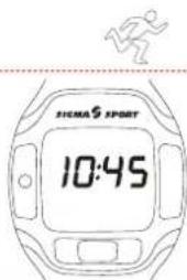 SIGMA PC 3FT - Visualizzazione della frequenza cardiaca 2.2 Tempo d'allenamento - 6