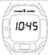 SIGMA PC 3FT - Display of heart rate frequency 2.2 Training time [start, stop, reset] - 1