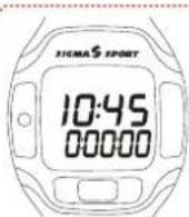 SIGMA PC 3FT - Display of heart rate frequency 2.2 Training time [start, stop, reset] - 5