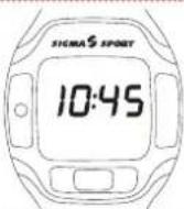 SIGMA PC 3FT - Visualizzazione della frequenza cardiaca 2.2 Tempo d'allenamento - 1
