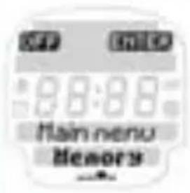 SIGMA Onyx Fit - HOOFDMENU GEHEUGEN [.,MAIN MENU MEMORY"] - 1