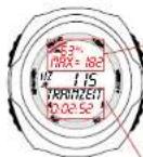 SIGMA Fit Watch - El menú Frecuencia cardiaca (HEART) - 7