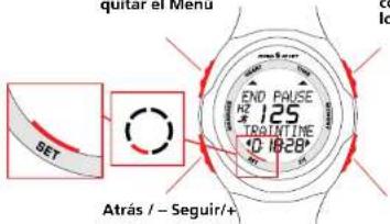SIGMA Fit Watch - Reglajes de base SETTING - 2