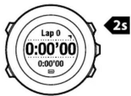 SUUNTO Ambit 2.5 - Utilisation du chronomètre - 5