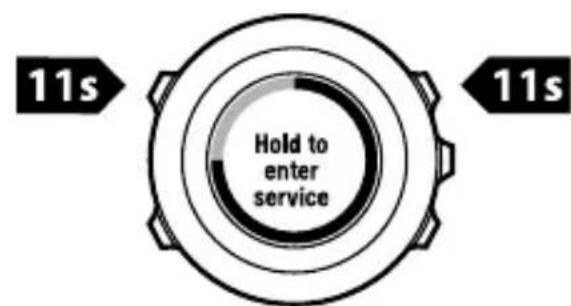 SUUNTO Ambit 2.5 - Menu Service - 1