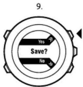 SUUNTO Ambit 2.5 - Ajout manuel des coordonnées d'un point d'intérêt (POI) - 9