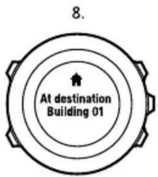SUUNTO Ambit 2.5 - Navigation vers un point d'intérêt (POI) - 9