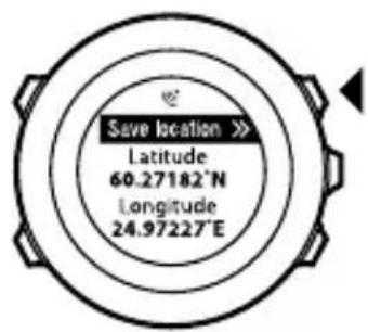 SUUNTO Ambit 2.5 - Ajout de votre position actuelle comme point d'intérêt (POI) - 5