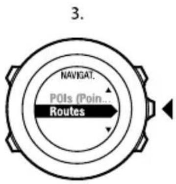 SUUNTO Ambit 2.5 - Navigation le long d'un itinéraire - 3