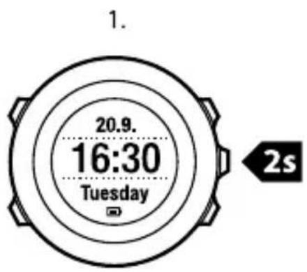SUUNTO Ambit 2.5 - Réglage de la valeur de declinaison magnétique - 1
