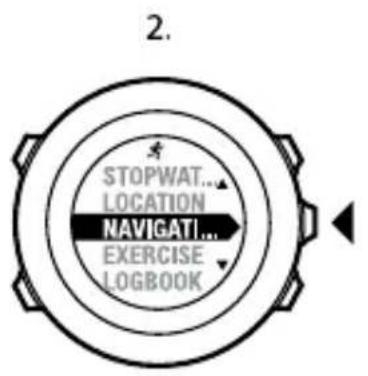 SUUNTO Ambit 2.5 - Suppression d'un point d'intérêt (POI) - 2