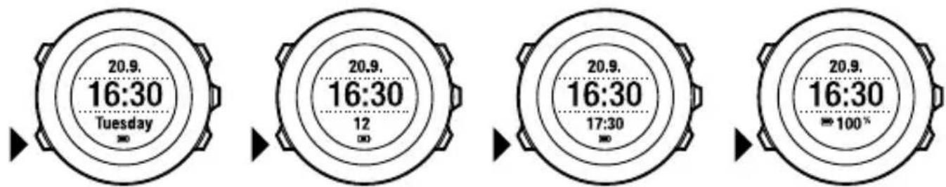 SUUNTO Ambit 2.5 - UTILISATION DU MODE TIME - 1