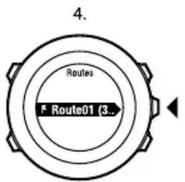 SUUNTO Ambit 2.5 - Navigation le long d'un itinéraire - 5